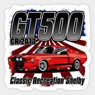 Shelby GT500 CR Sticker